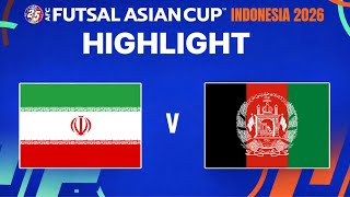 Highlights Afghanistan Vs Iran Afc Championship خلاصه بازی افغانستان مقابل ایران جام آسیا