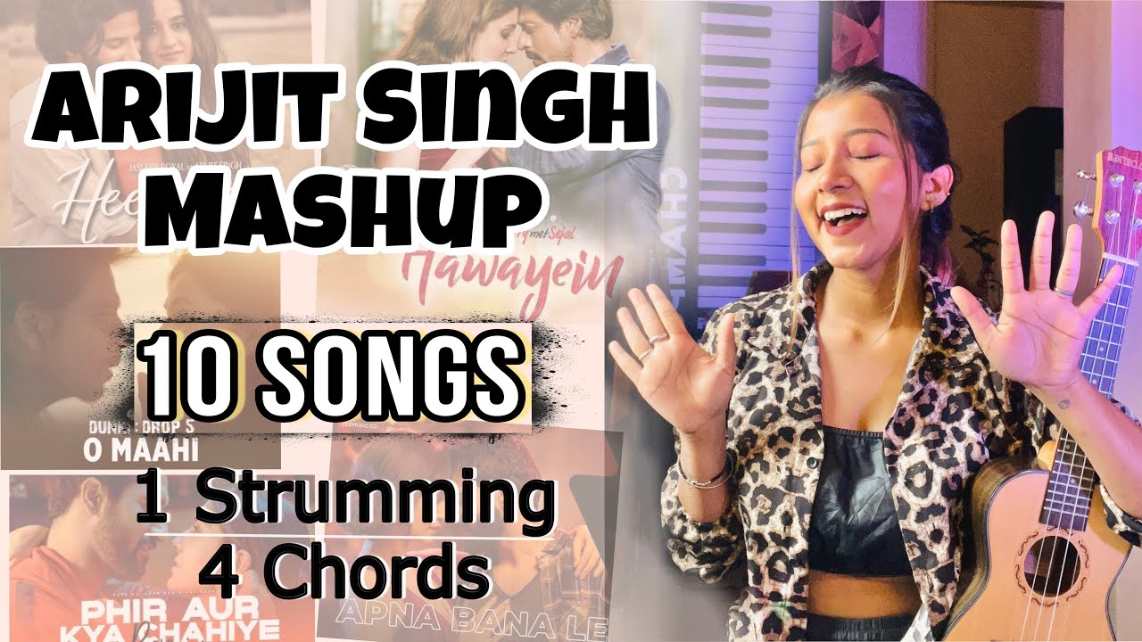 Arijit Singh Mashup😍 Ukulele Tutorial | Ritika Biswas