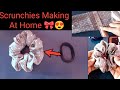 Sewing Tips And Tricks | How To Make Scrunchies🎀| #viralvideo #scrunchies #viral
