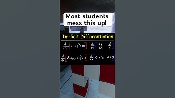 Implicit Differentiation in 30 Seconds - Calculus 1 Explained with Example