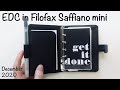 Filofax Saffiano Mini EDC setup