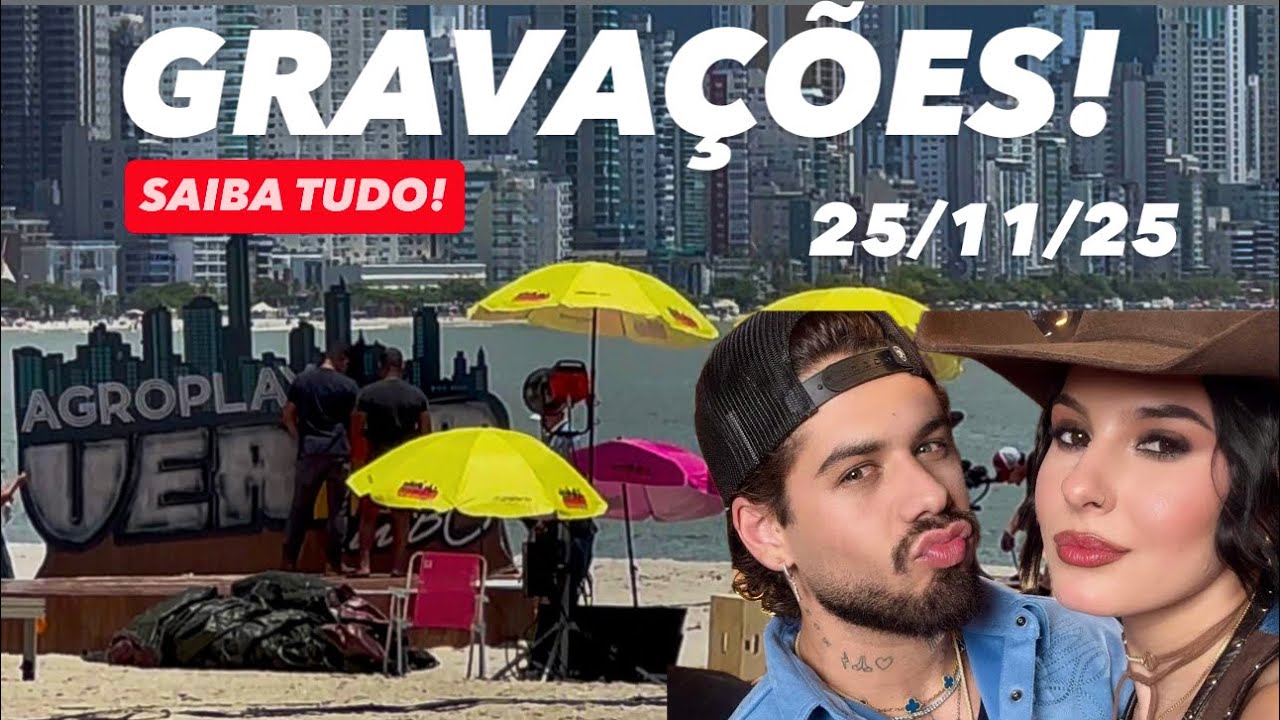 GRAVAÇÕES AGROPLAY ANA CASTELA em Balneário Camboriú Santa Catarina 