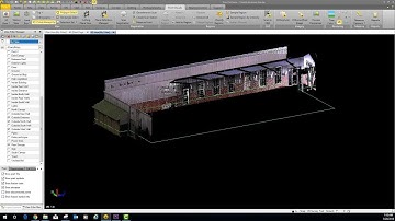 Using the TBC Cutting Plane tool to get the footprint of a building.