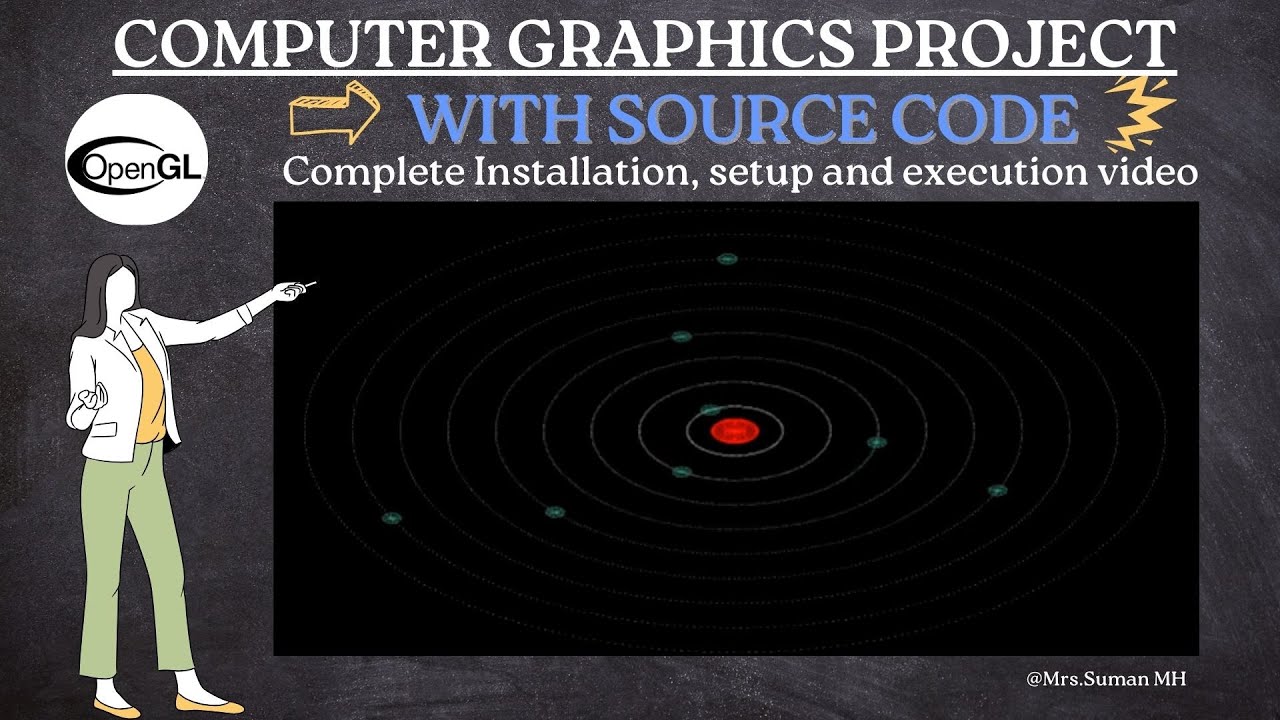 Solar System | OpenGL Project | Computer Graphics Project | With Source ...