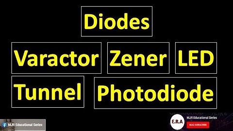 Varactor Diode, Zener Diode, Tunnel Diode, LED, Photo Diode. Tagalog