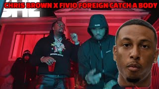 CHRIS BROWN C.A.B. (CATCH A BODY) FEAT FIVIO FOREIGN OFFICIAL VIDEO REACTION!! 🔥 THIS ALBUM MAN💿🔥