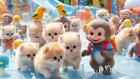 Watch the video about PERSIAN KITTENS PLAYING WITH CUTE BIRDS AND MONKEYS, MAKE NETIZENS ADORABLE WATCHING THEM