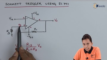 Schmitt trigger using IC 741 - Study of IC
