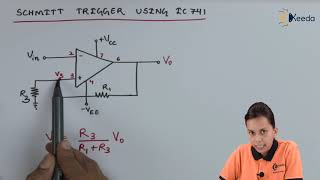 Schmitt trigger using IC 741 - Study of IC's - Application of Electronics