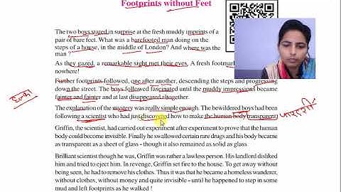 Class -10 english | lesson -4 | footprints without feet | part - 1