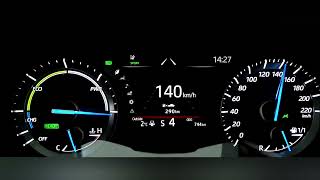 2022 Toyota Highlander Hybrid 243 Hp CVT 4WD acceleration test and top speed.
