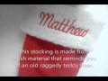 Plush Red Personalized Christmas Stocking