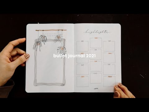 Plan with me: 2021 Bullet Journal Setup | Neutrals + Easy (Philippines)