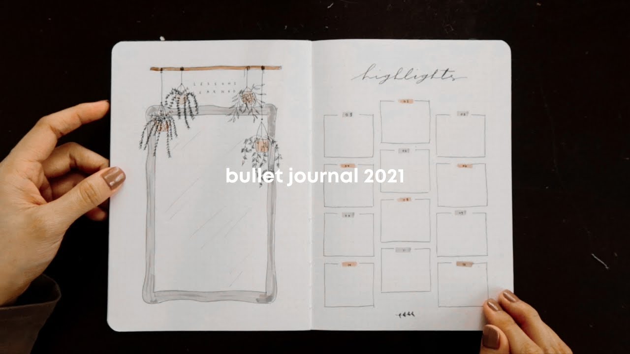 Plan with me: 2021 Bullet Journal Setup | Neutrals + Easy (Philippines)