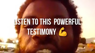 Powerful testimony 💪