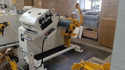 2 In 1 Decoiler Straightener GL 400 With Hydraulic expansion