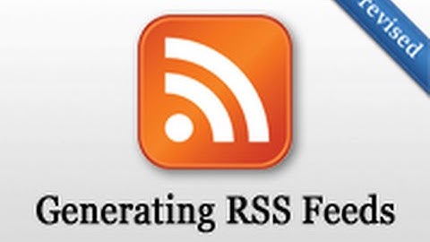 Ruby on Rails - Railscasts PRO  #87 Generating RSS Feeds (revised)
