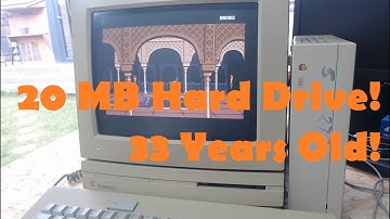 Apple 20SC 20MB External SCSI Hard Drive (33 years old!)