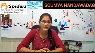 TESTIMONIAL | PYSPIDER RAJAJINAGAR | SOUMYA NANDAWADAGI