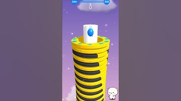 Relaxing 😀 Stack Ball 🏀🐬 Gameplay Shorts #shorts #gaming #satisfying #asmr