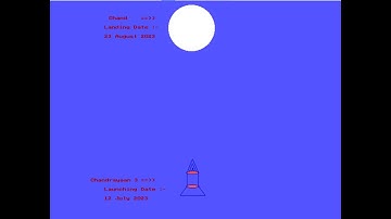 Chandrayaan 3 Graphics Programming in c++ Language