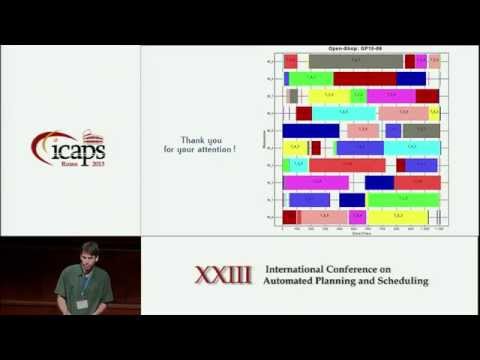 ICAPS 2013: Arnaud Malapert - An Optimal Constraint Programming Approach to the Open Shop Problem