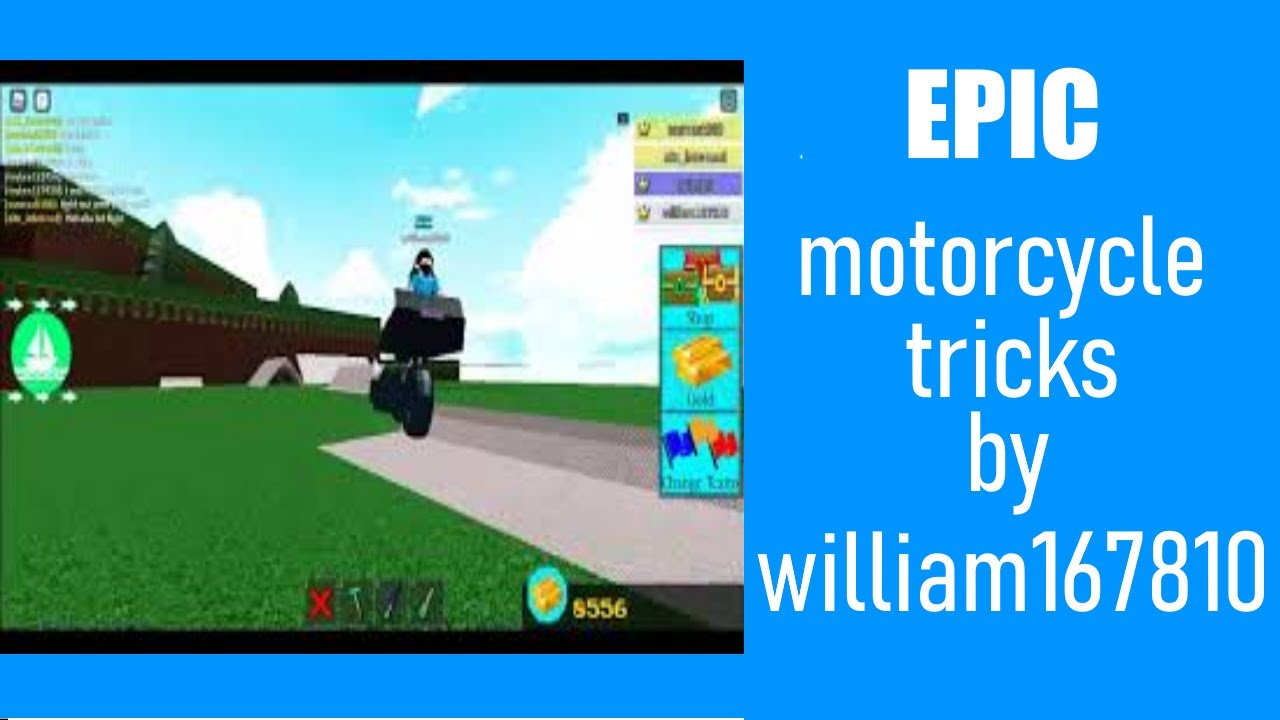 Motorcycle Tricks By William167810 Youtube - troop placing simulator test realm roblox