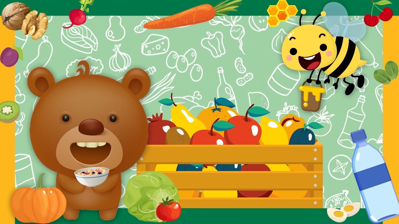 Gustos si cu Folos - Ce mancam ca sa crestem mari - filmulet pentru copii