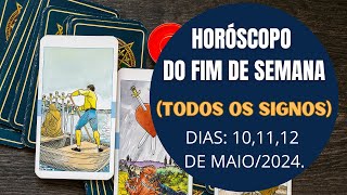 HORÓSCOPO DO FIM DE SEMANA| 3 REVELAÇÕES PARA OS DIA: 10,11,12 DE MAIO DE 2024.