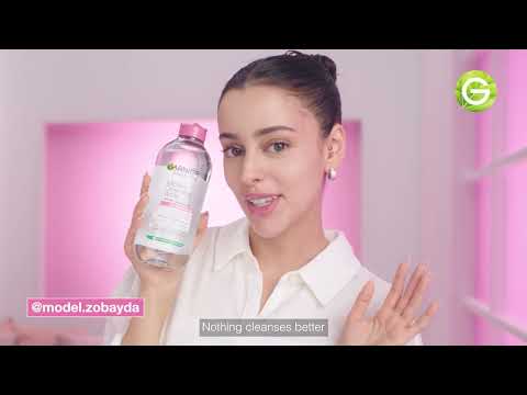 غارنييه ماء ميسيلار المنظ ف ينظف و يزيل المكياج لبشرة نظيفة 100 مع صفر رواسب و بدون تحسس