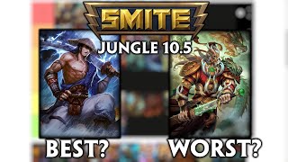 SMITE - Who's king of the Jungle? Tierlist 10.5