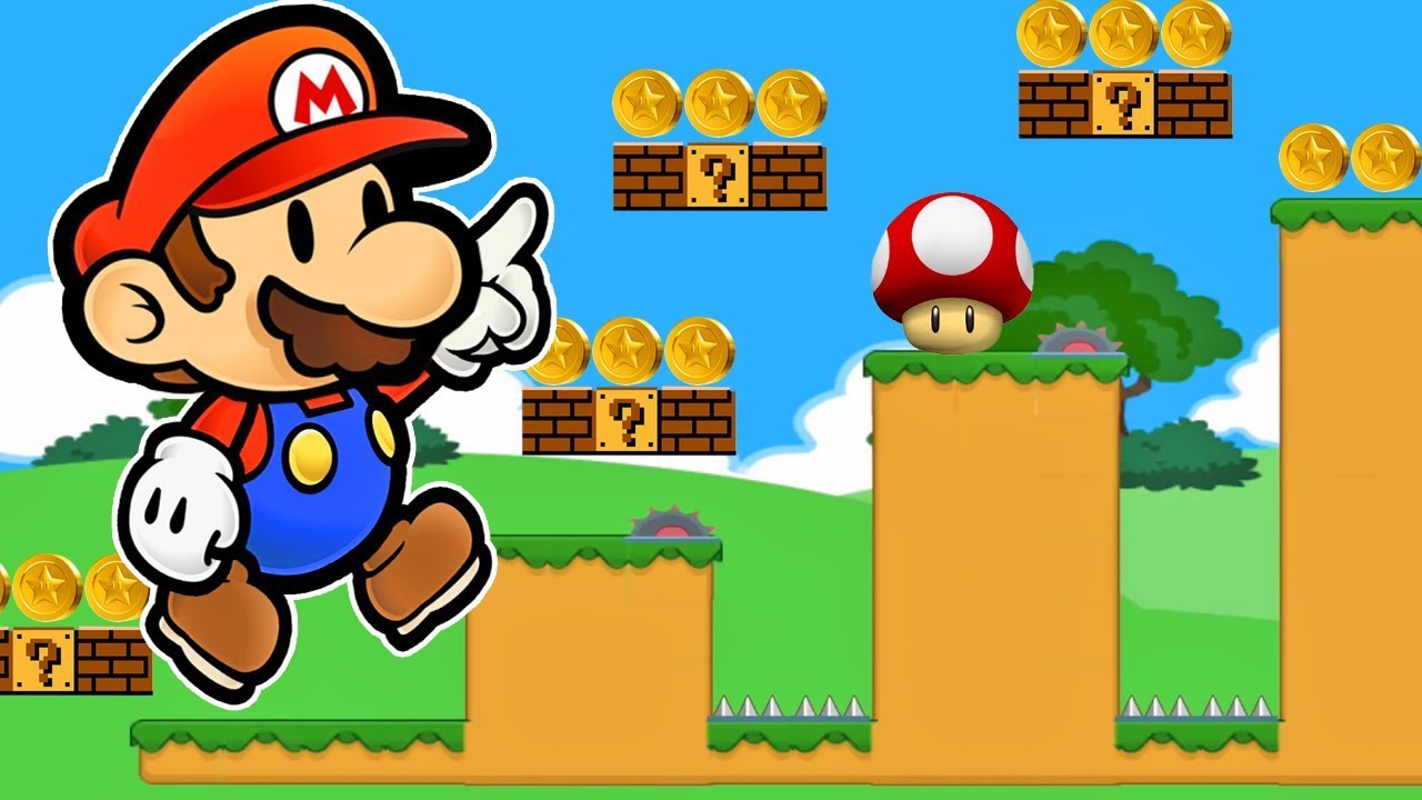 Mario Bros - Juegos Para Pequeños - Dibujos Animados de Danger Forest - YouTube