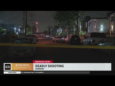 Driver dead after Gardena group shoots at passing car