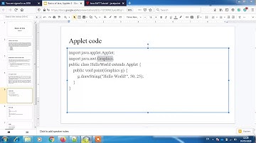 Basic of Java-Applets 2