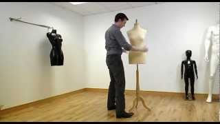 Tailors Dummy Mannequin Display  How to from Equipashop