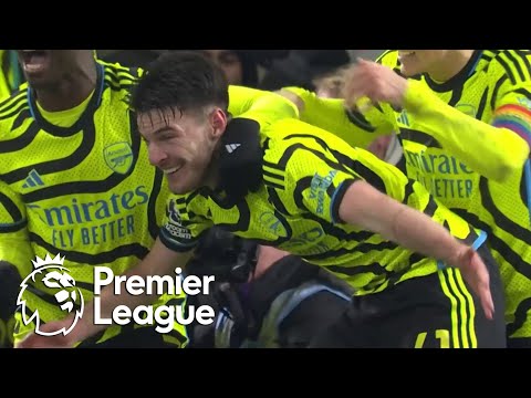 Declan Rice scores at the death to give Arsenal 4-3 win v. Luton Town | Premier League | NBC Sports