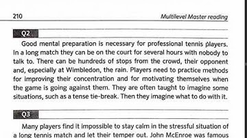 Multilevel reading part 3, exercise 24,25