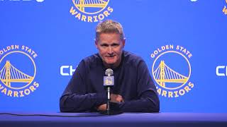 Steve Kerr's first comments following President Trump's criticism (full press conference)