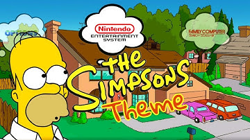 The Simpsons Theme Tour Preview For RetroPie On Raspberry Pi 4 & 400 - RetroPie Guy Collection Card