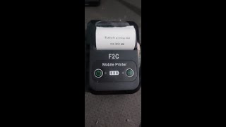 Testing printing through bluetooth using thermal printer in ionic apps   #ionicbluetoothprinting screenshot 5