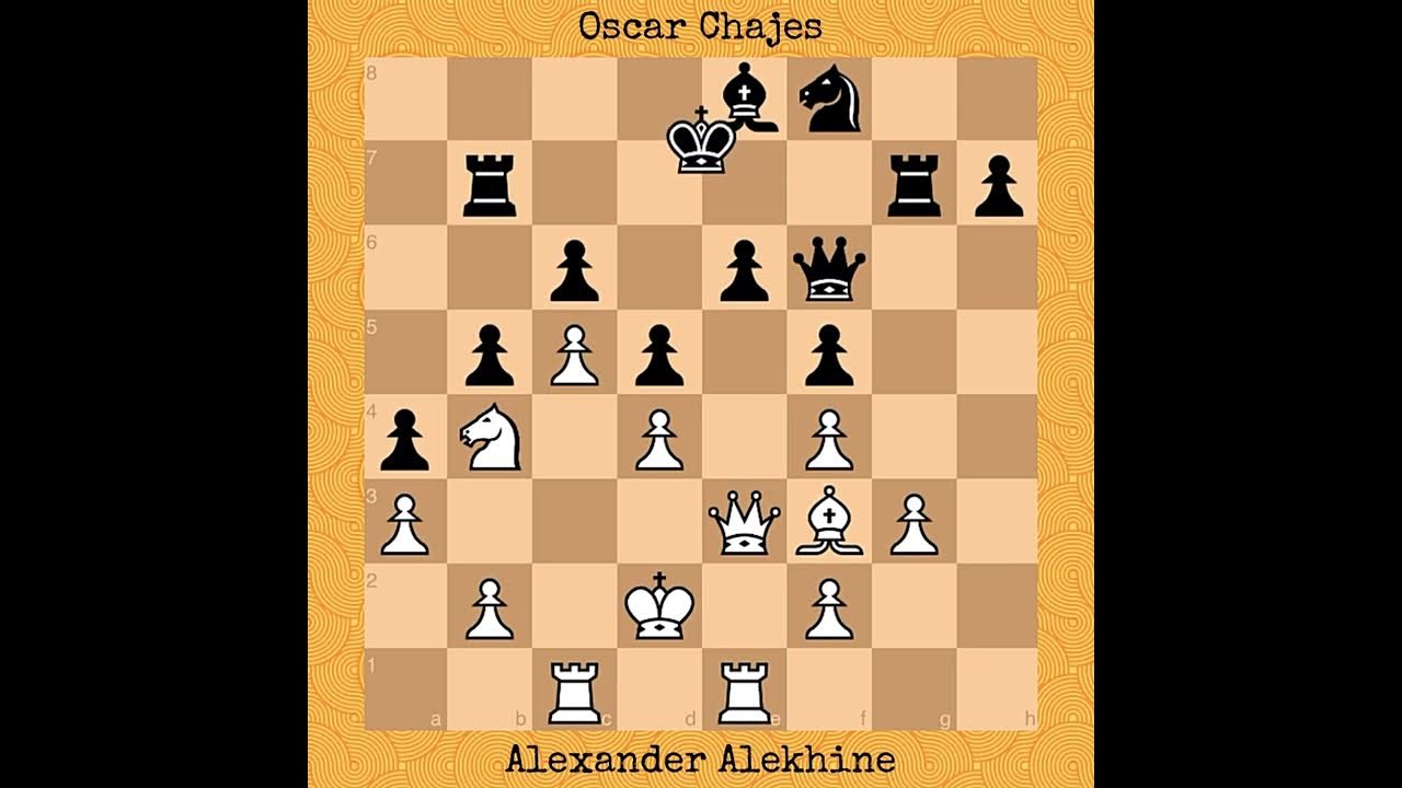 Chess Strategy : Evolution of Chess Style #77 - Alexander Alekhine