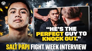 "I'm winning already!" | Salt Papi Fight Week Interview | Misfits Boxing