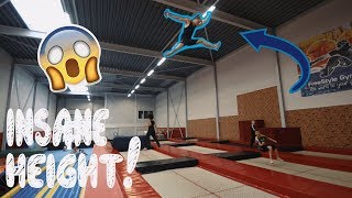 THE WORLDS BOUNCIEST TRAMPOLINES EVER! (QUAD FRONTFLIP!)