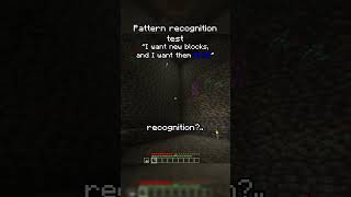 Minecraft Pattern Recognition Test
