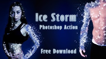 Ice Storm Action For Photoshop Free Download | Sufian Amjad |