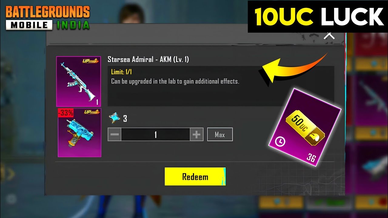 FINALLY GOT GLACIER 🤯 | GLACIER UZI CRATE OPENING | STARSEA ADMIRAL AKM | GLACIER UZI 10UC TRICK