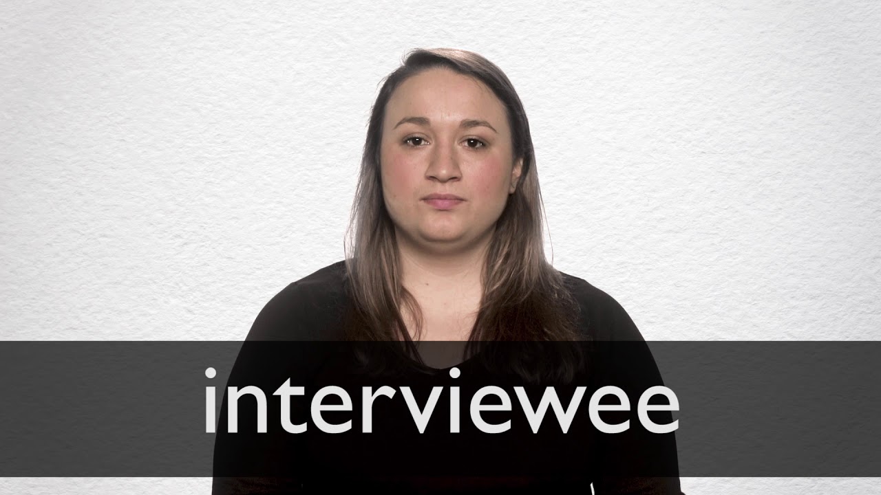 How To Pronounce Interviewee In British English