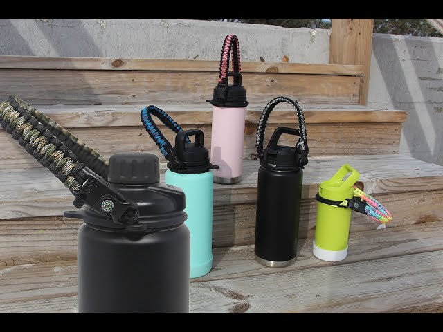 Yeti Rambler Water Bottle Paracord Handle for 36oz 26oz 18oz 12oz