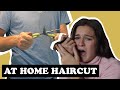 I Let My Boyfriend CUT MY HAIR  [SCARY]