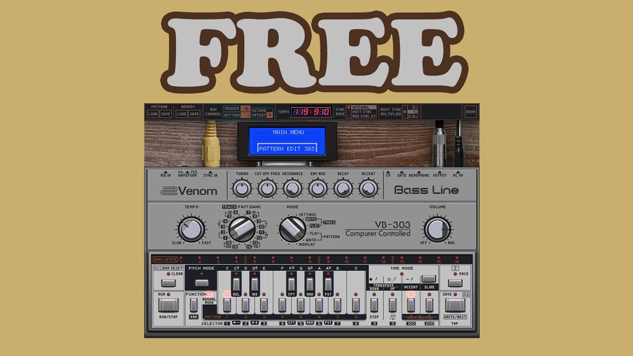 FREE Venom VB-303 by Anton Savov - YouTube
